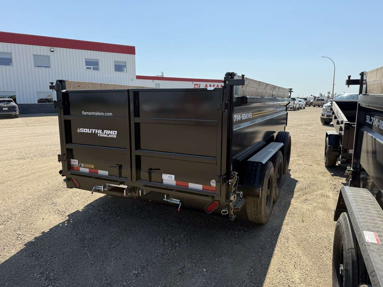 2026 Southland 7' x 14' High Side Dump Tandem 8K Trailer