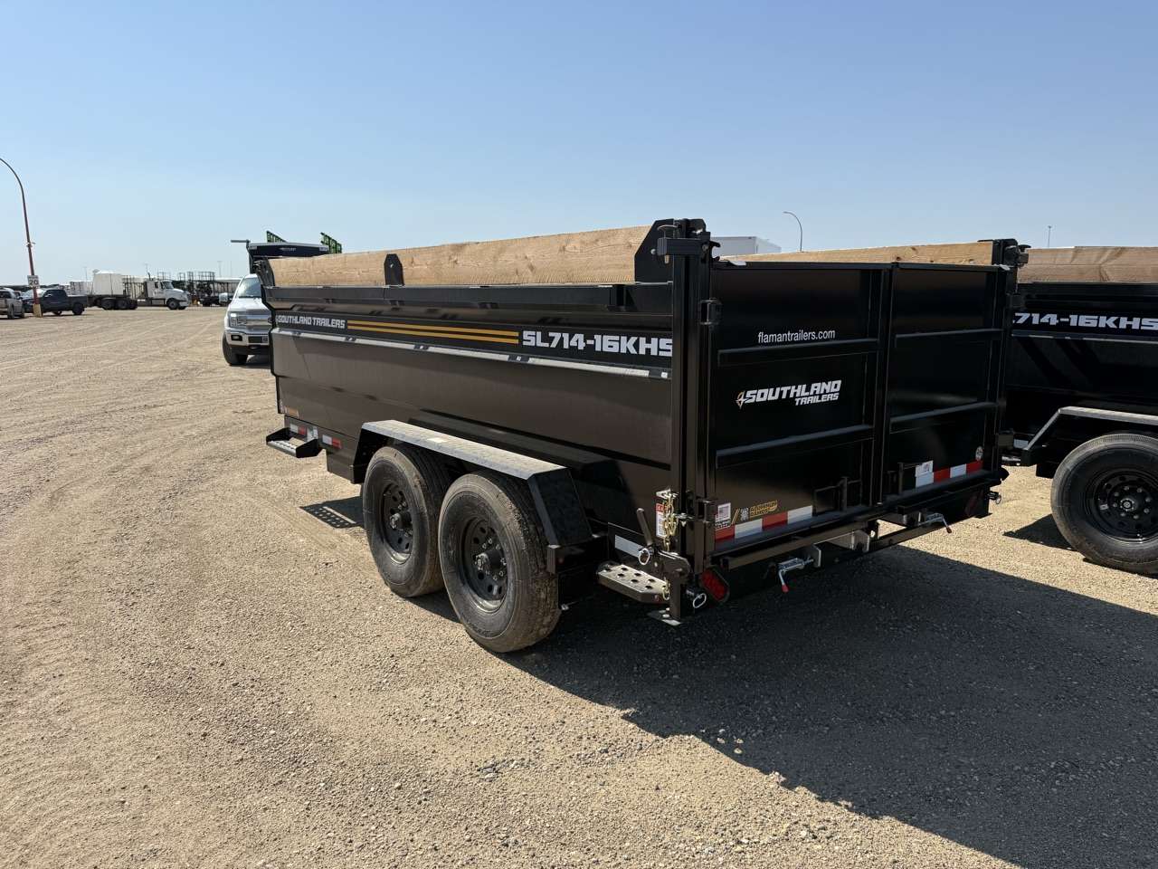 2026 Southland 7' x 14' High Side Dump Tandem 8K Trailer