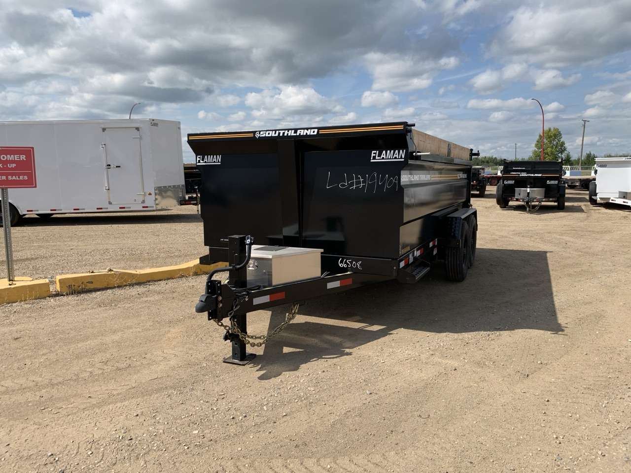 2026 Southland 7' x 14' High Side Dump Tandem 8K Trailer