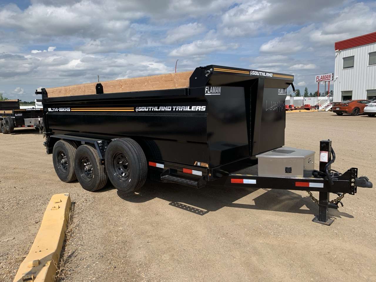 2026 Southland 7' x 14' High Side Dump Tandem 8K Trailer