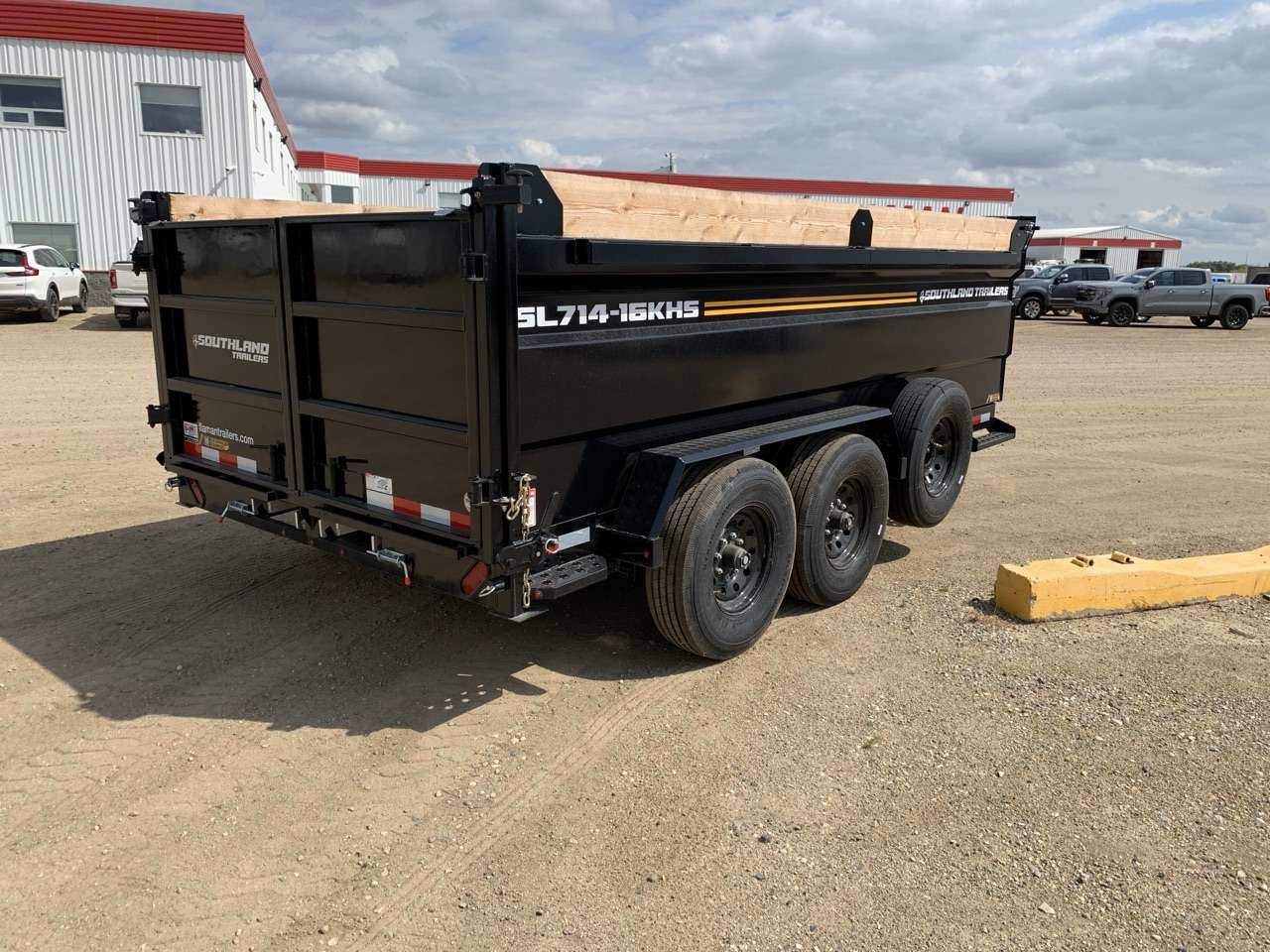 2026 Southland 7' x 14' High Side Dump Tandem 8K Trailer