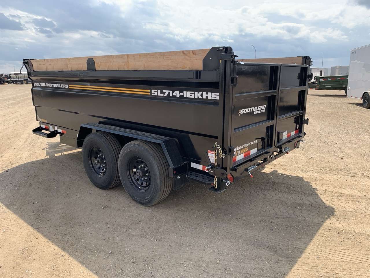 2026 Southland 7' x 14' High Side Dump Tandem 8K Trailer