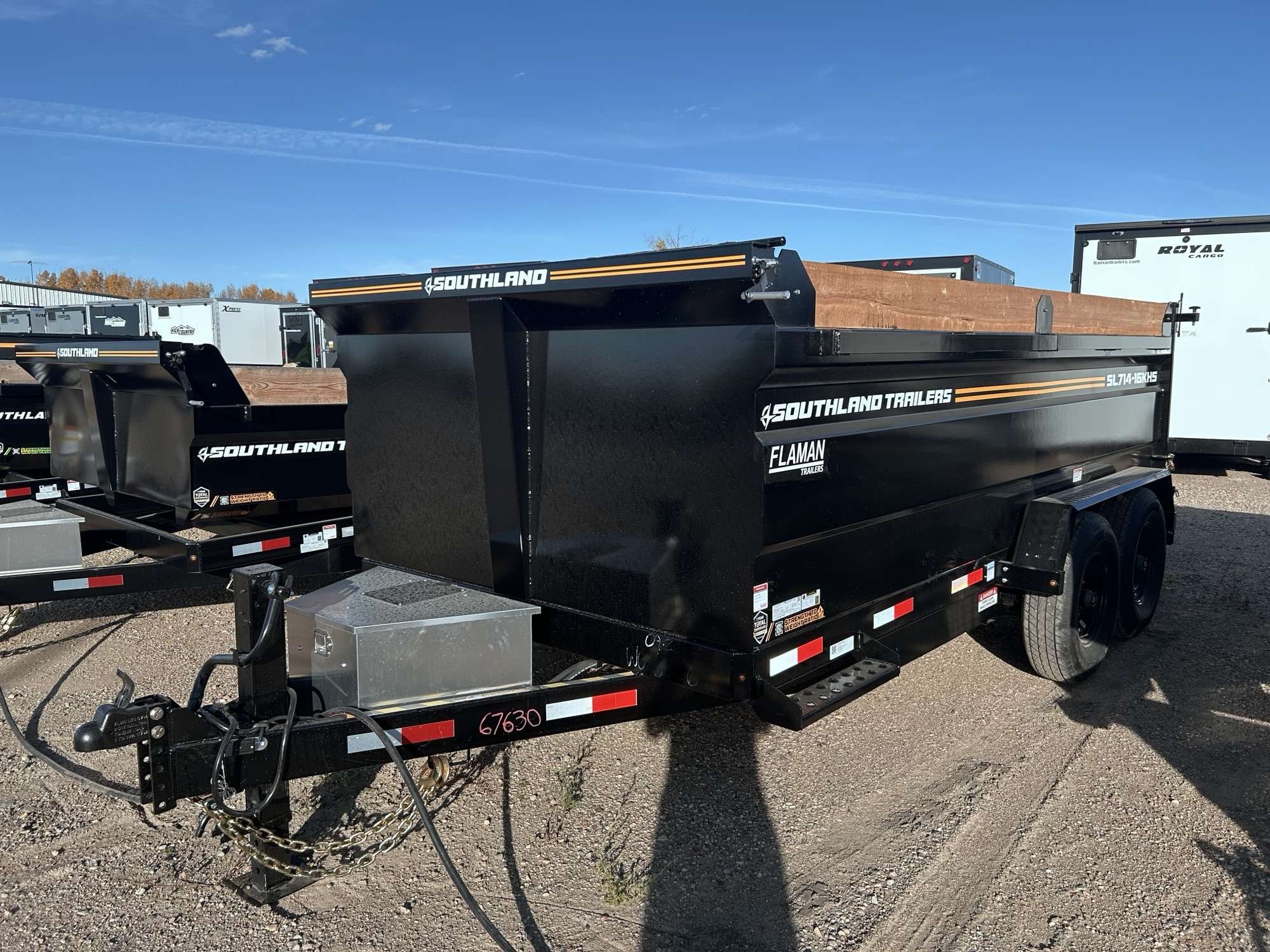 2026 Southland 7' x 14' High Side Dump Tandem 8K Trailer