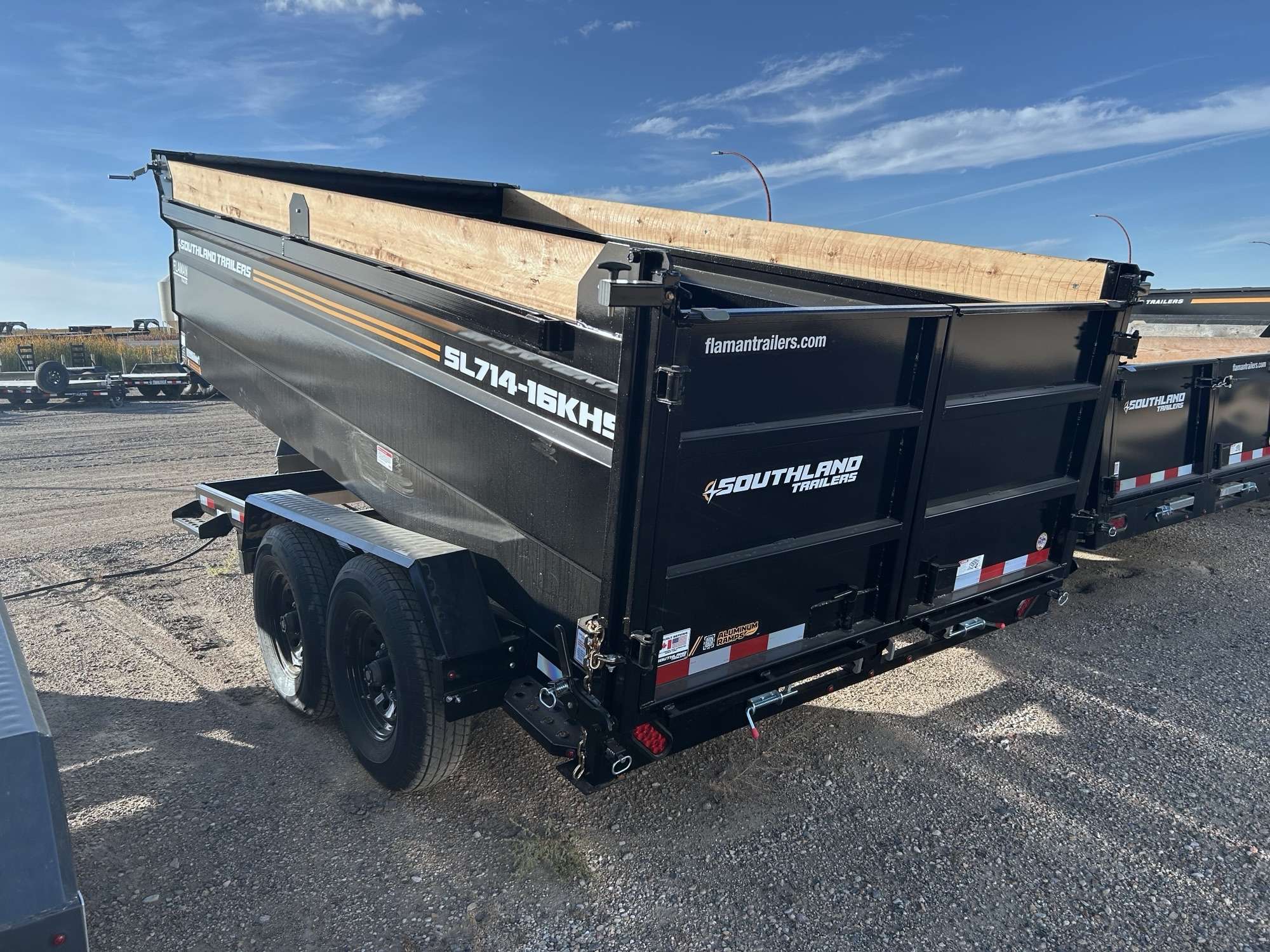 2026 Southland 7' x 14' High Side Dump Tandem 8K Trailer