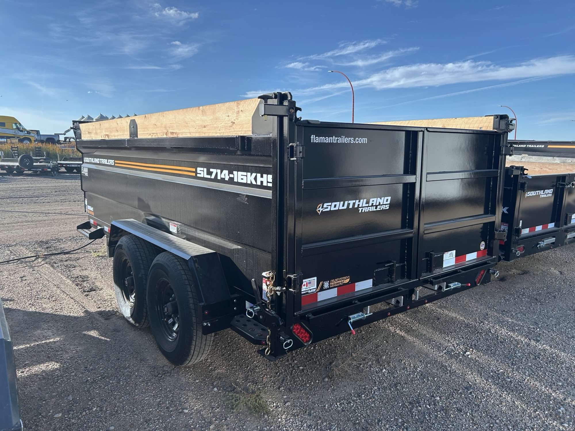 2026 Southland 7' x 14' High Side Dump Tandem 8K Trailer