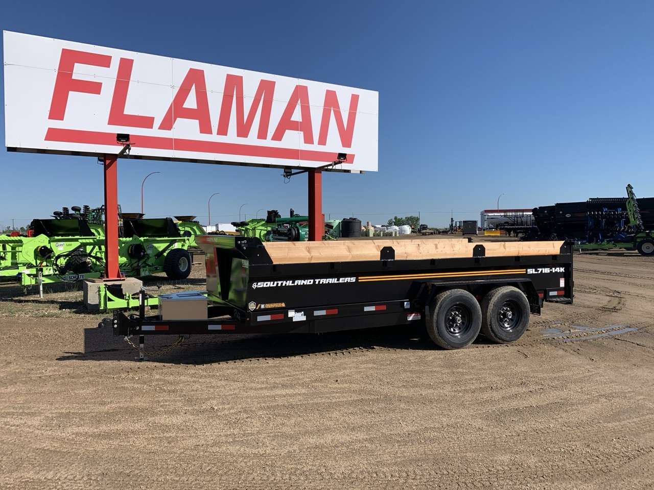 2026 Southland 7' x 16' Dump Tandem 7K Trailer