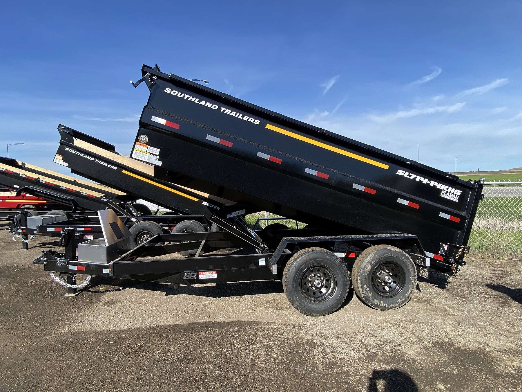2026 Southland 7'x14'- 14K High Side Dump Trailer