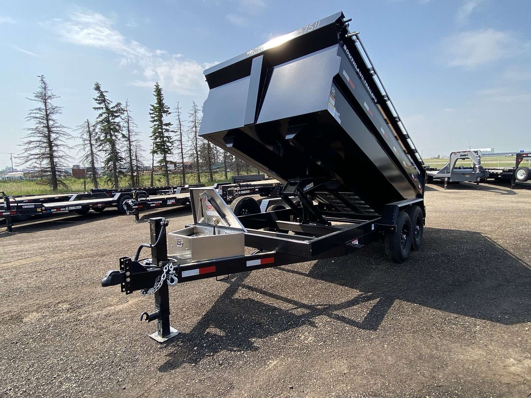 2026 Southland 7'x14'- 14K High Side Dump Trailer