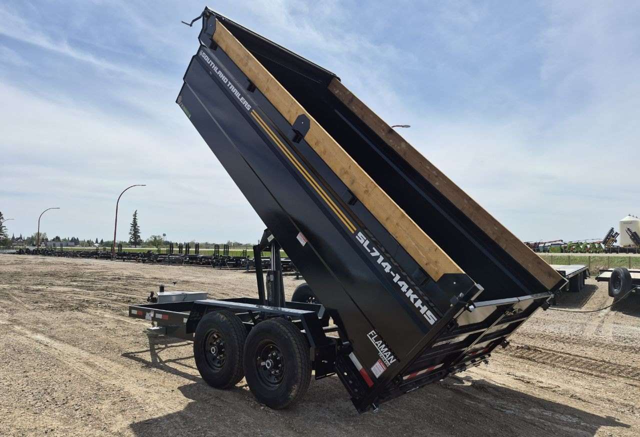 2026 Southland 7'x14'- 14K High Side Dump Trailer