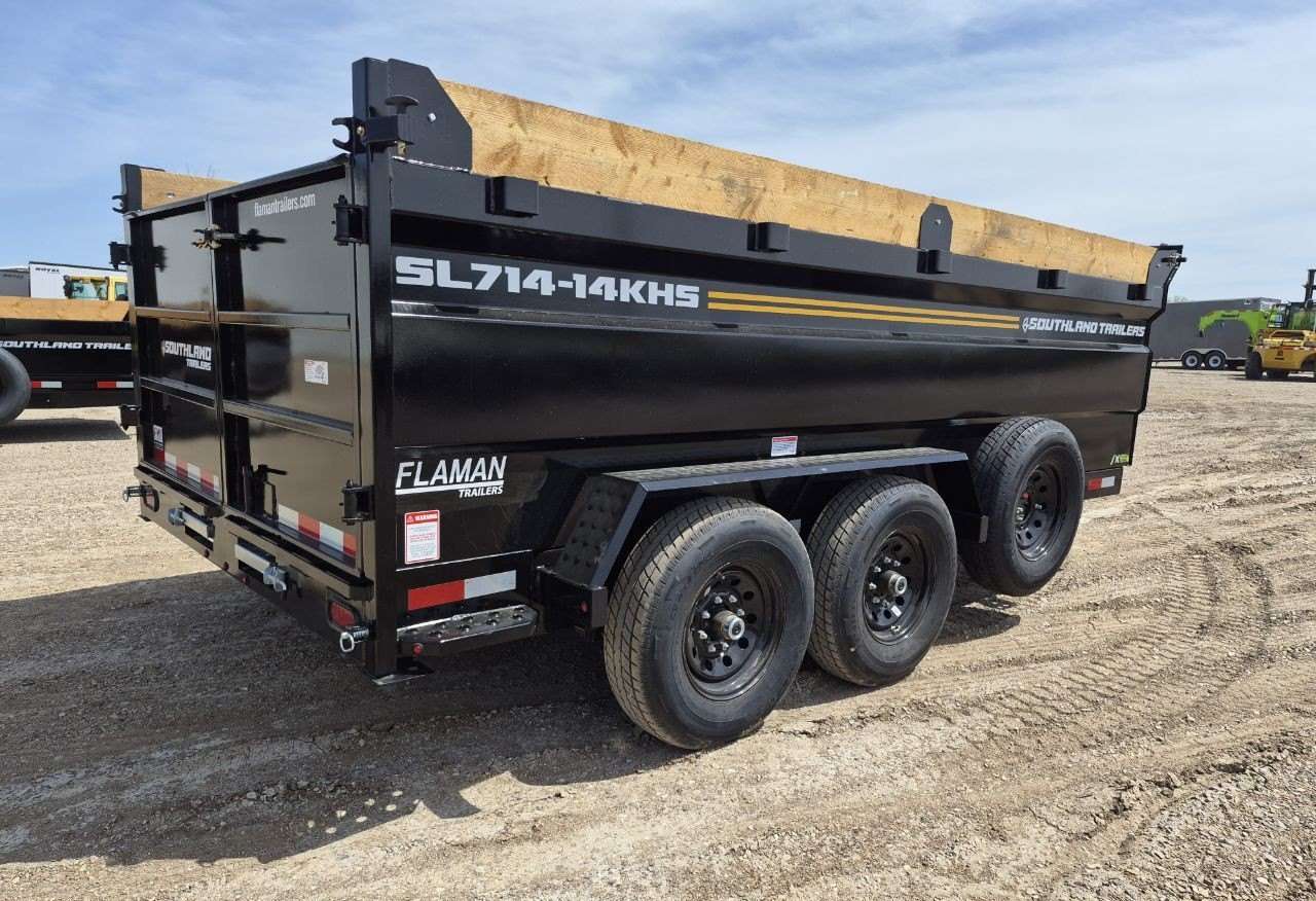 2026 Southland 7'x14'- 14K High Side Dump Trailer