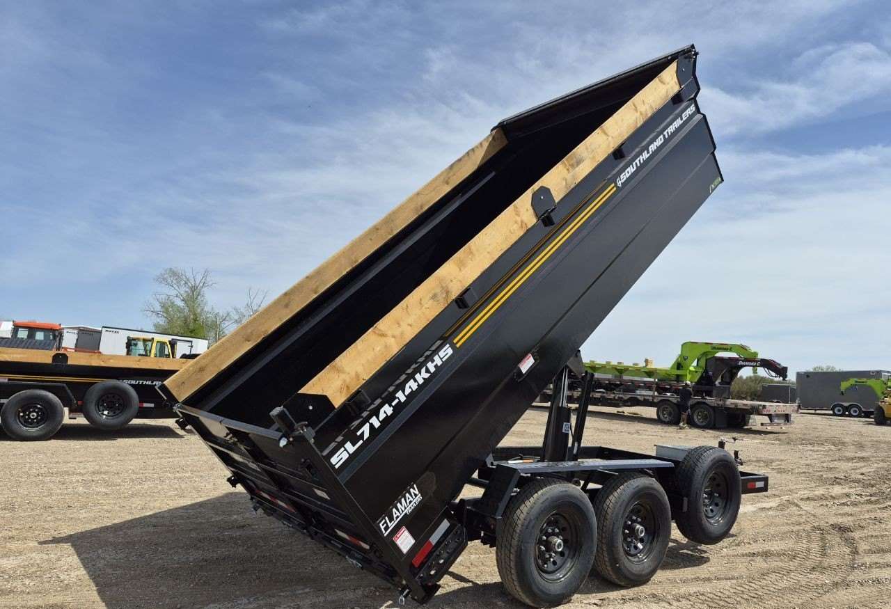 2026 Southland 7'x14'- 14K High Side Dump Trailer