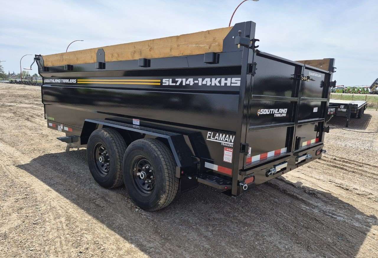 2026 Southland 7'x14'- 14K High Side Dump Trailer
