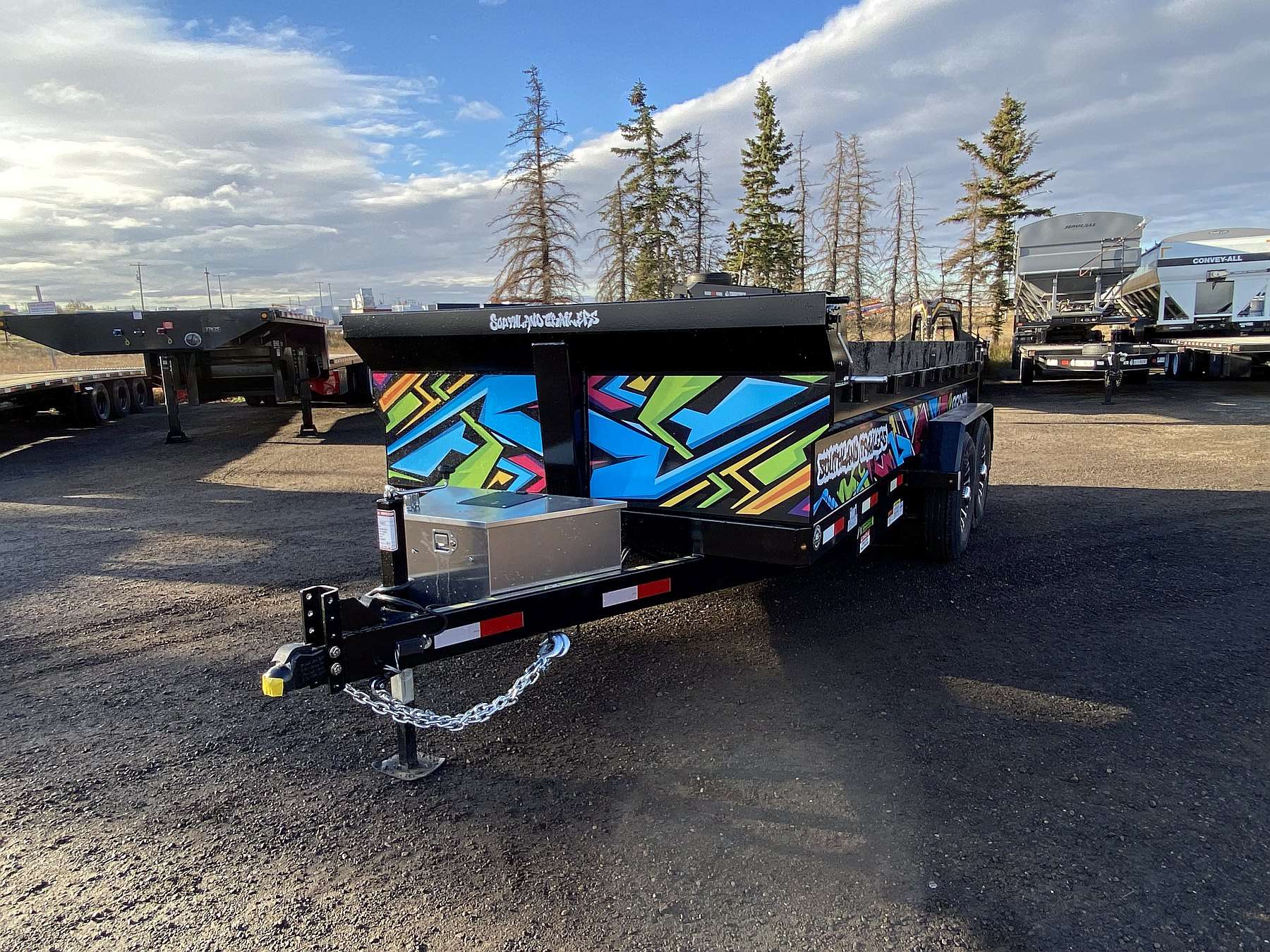 2026 Southland 7'x14' Dump Trailer w/ Graffiti Graphics Pkg