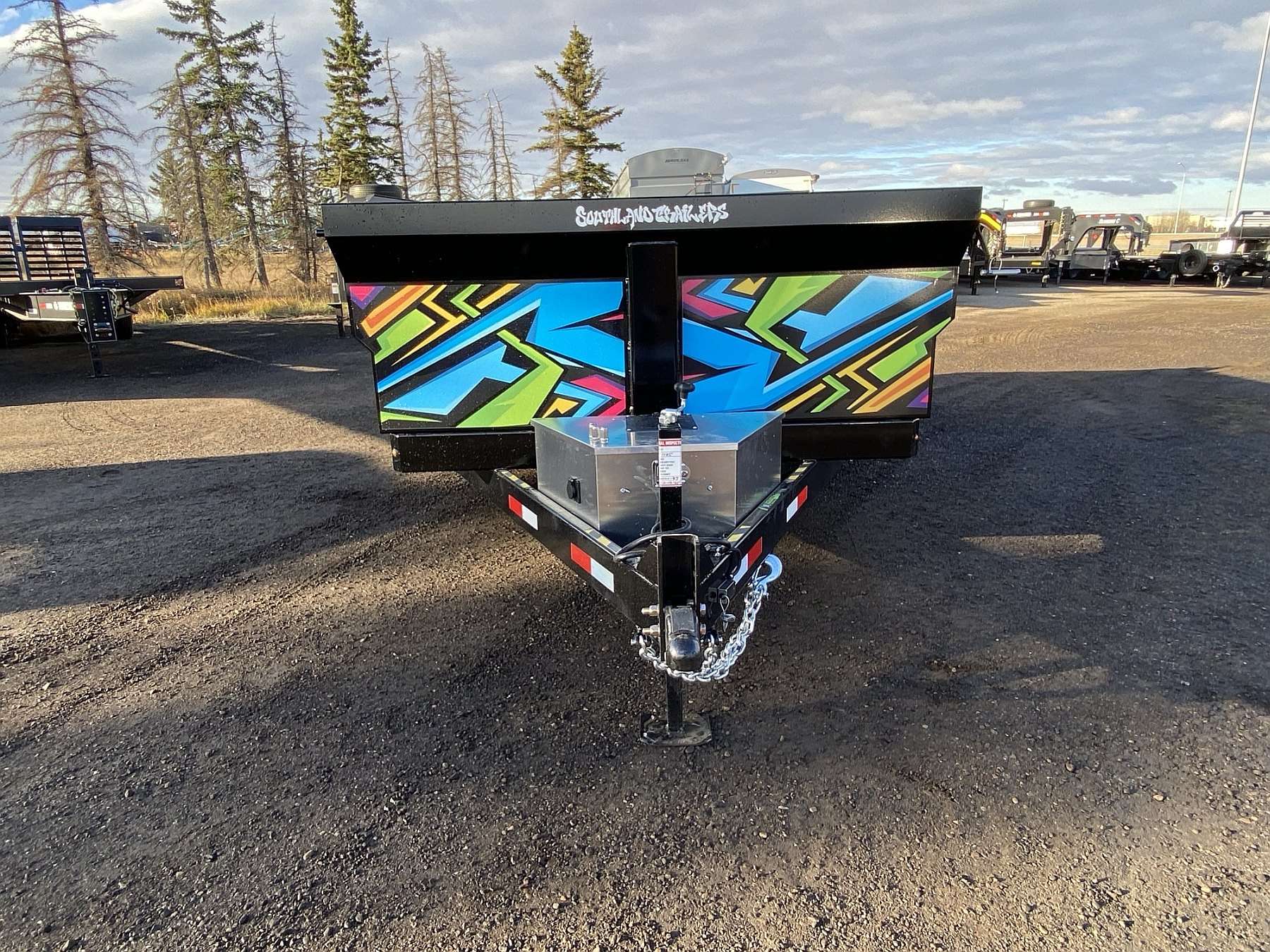 2026 Southland 7'x14' Dump Trailer w/ Graffiti Graphics Pkg