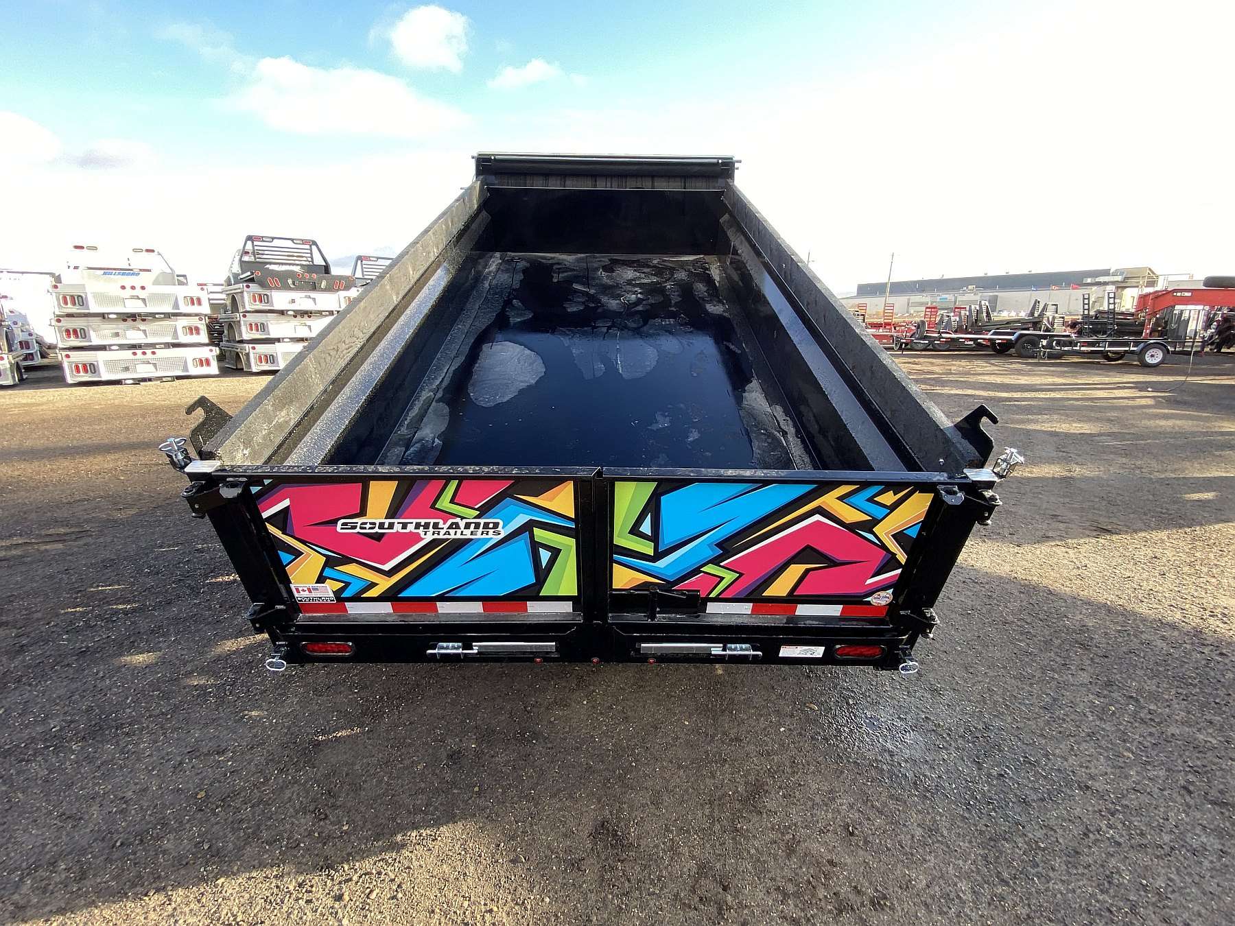 2026 Southland 7'x14' Dump Trailer w/ Graffiti Graphics Pkg