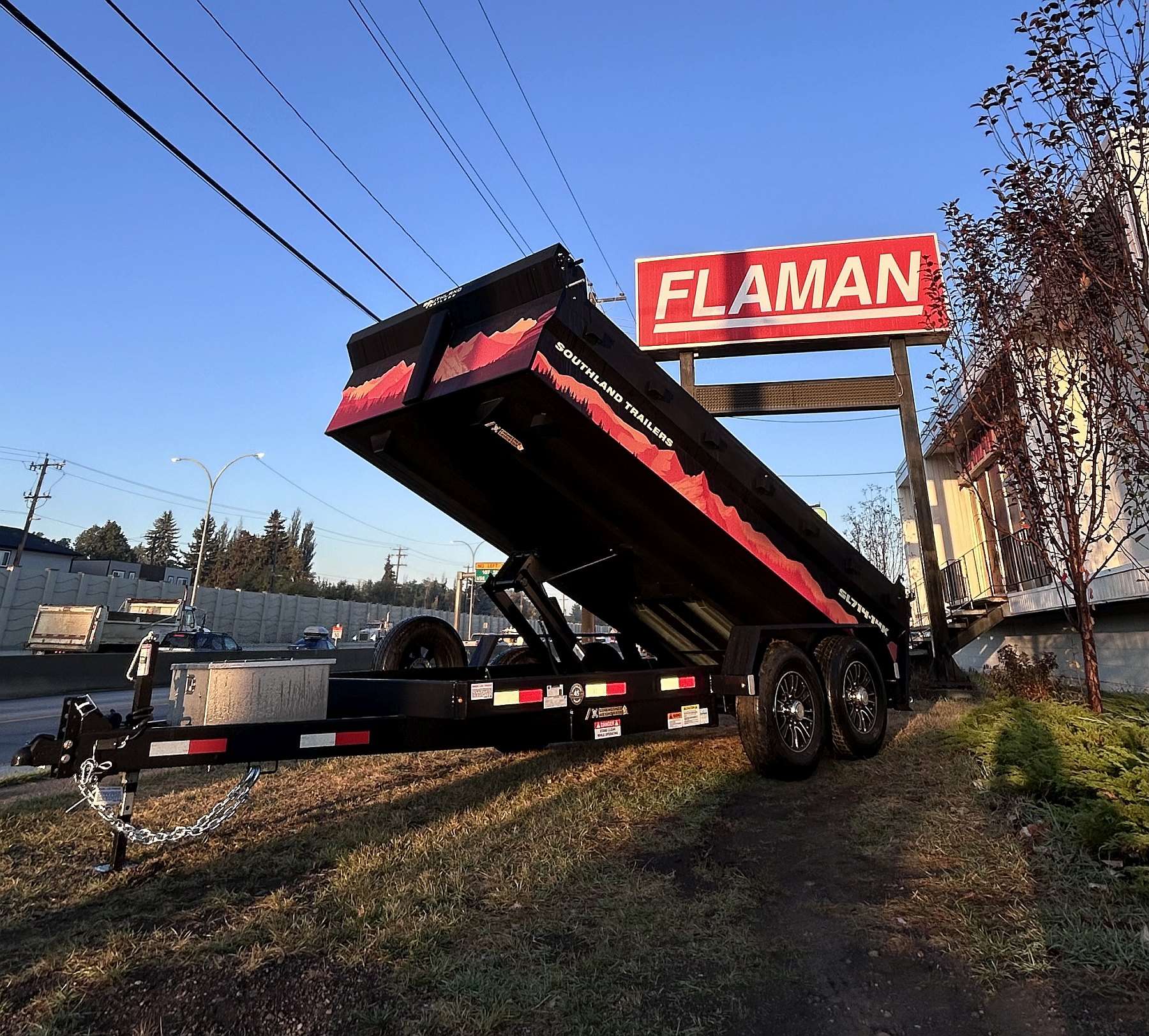 2026 Southland 7'x14' Dump Trailer w/ Mountain Graphics Pkg