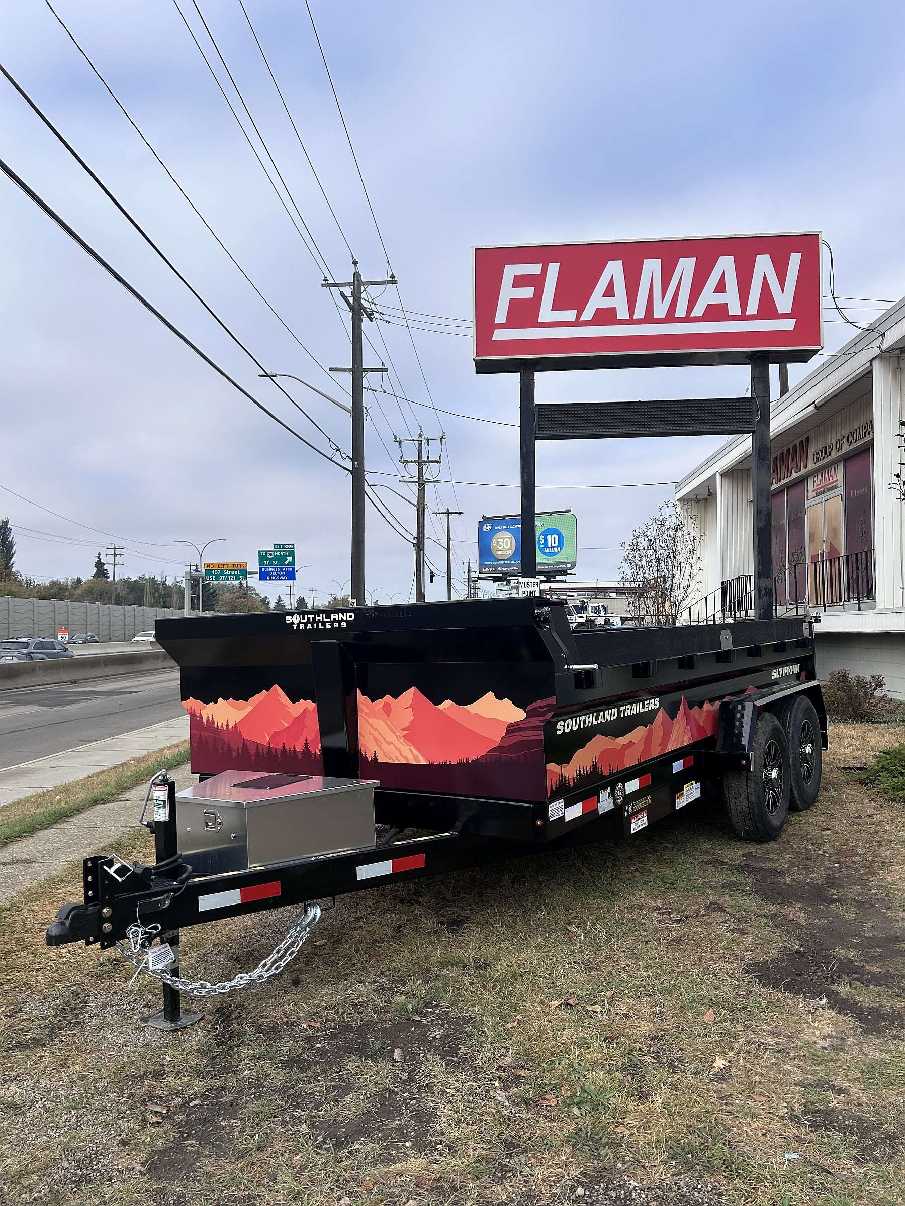 2026 Southland 7'x14' Dump Trailer w/ Mountain Graphics Pkg