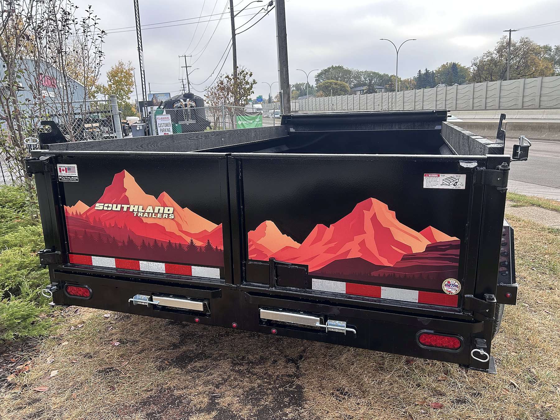 2026 Southland 7'x14' Dump Trailer w/ Mountain Graphics Pkg