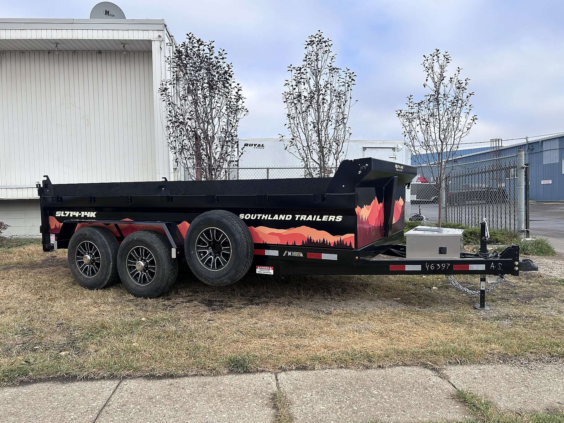 2026 Southland 7'x14' Dump Trailer w/ Mountain Graphics Pkg