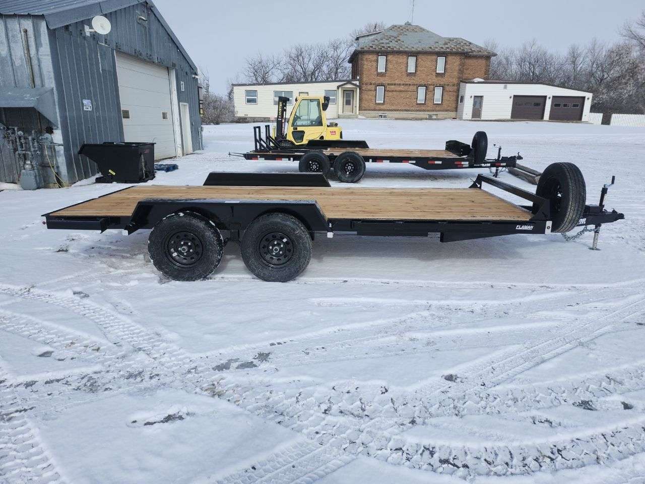 2026 Southland 8'6" x 16' Flat Deck TA 3500 Trailer