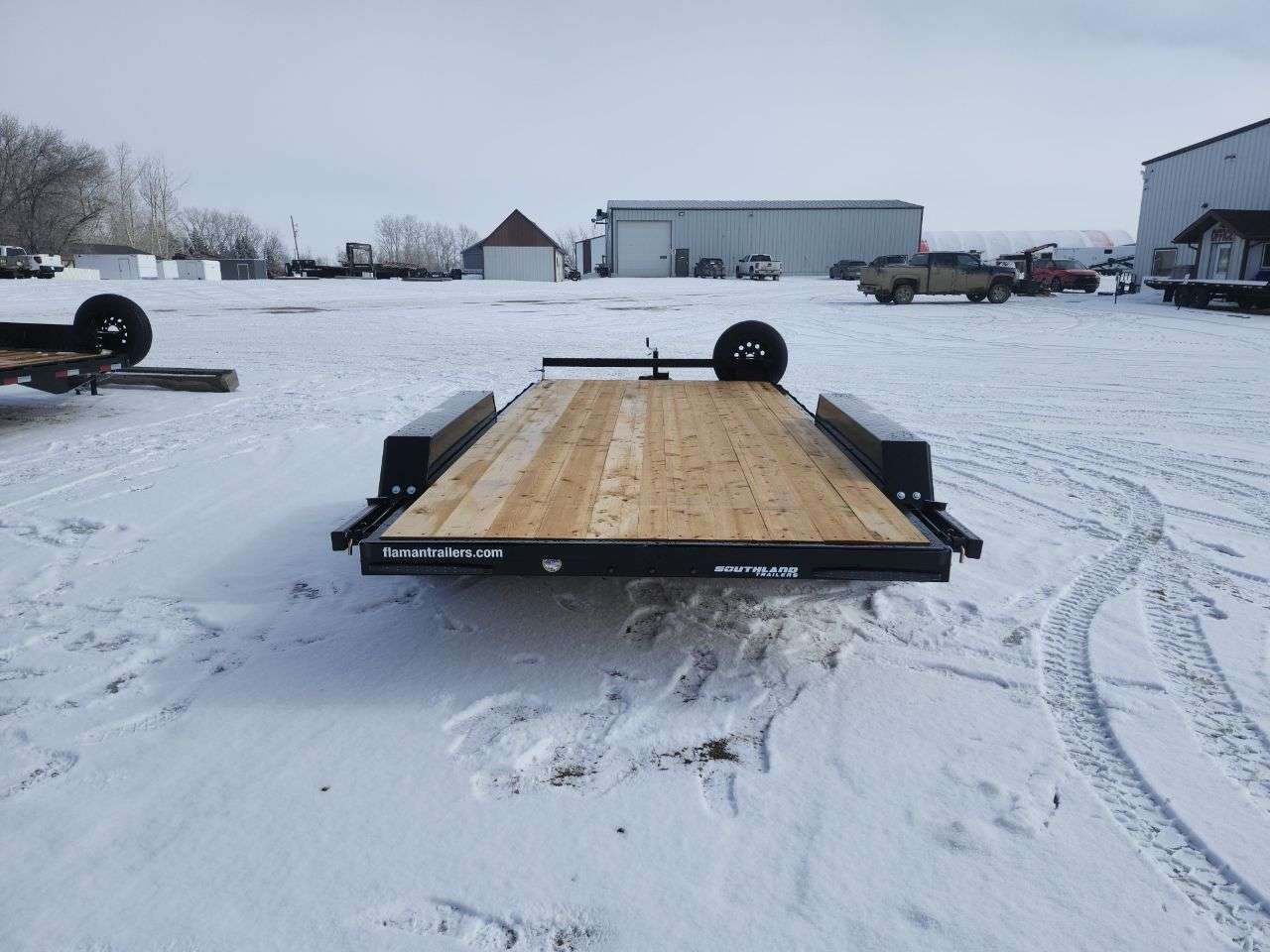 2026 Southland 8'6" x 16' Flat Deck TA 3500 Trailer