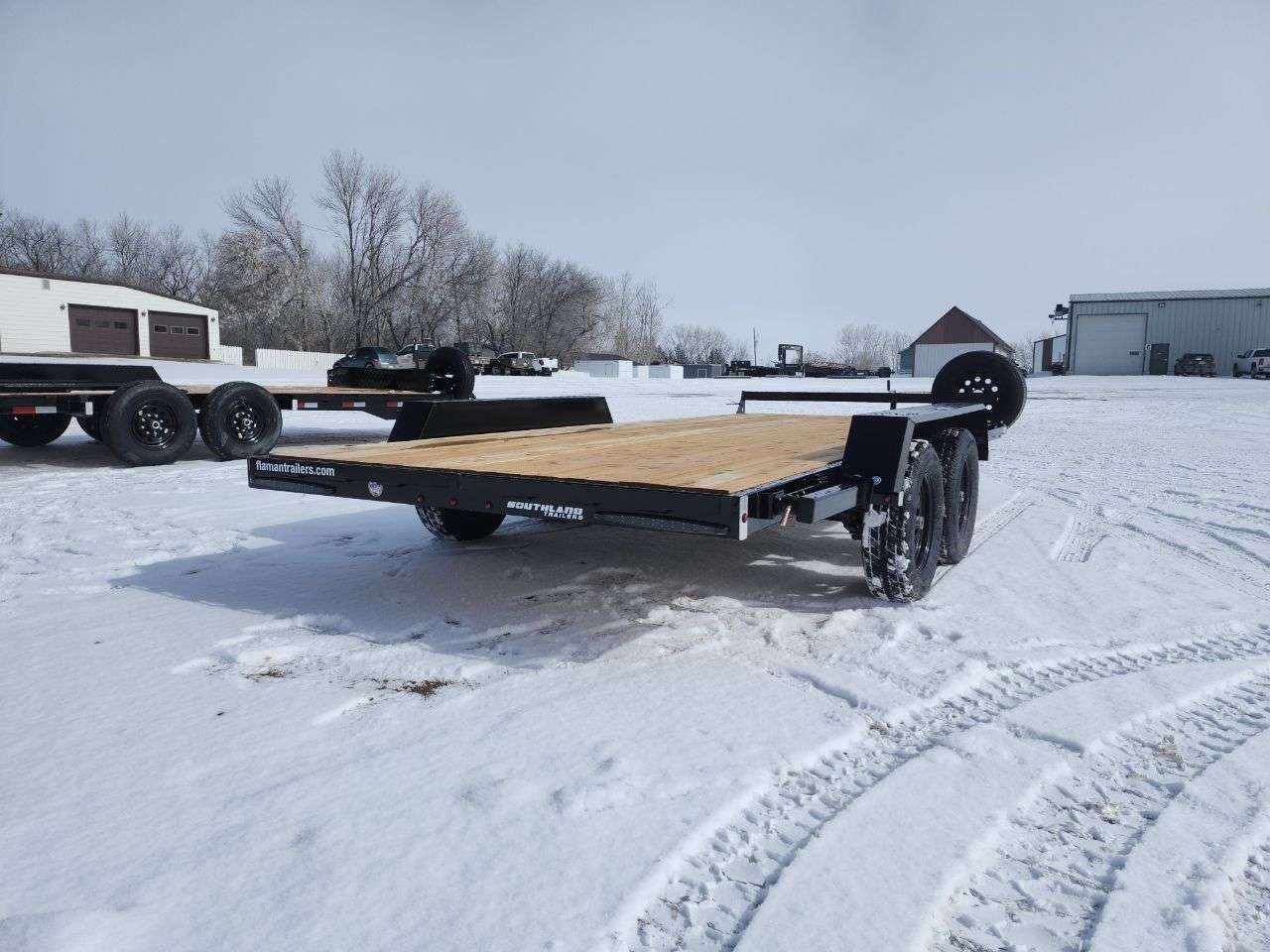 2026 Southland 8'6" x 16' Flat Deck TA 3500 Trailer