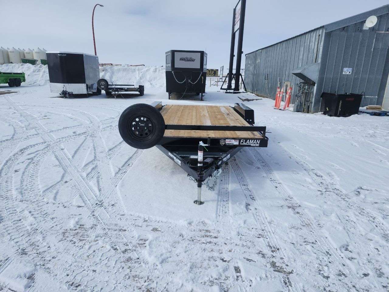 2026 Southland 8'6" x 16' Flat Deck TA 3500 Trailer