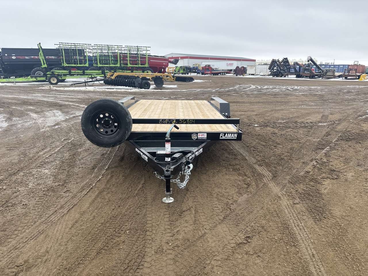 2026 Southland 8'6" x 16' Flat Deck TA 3500 Trailer