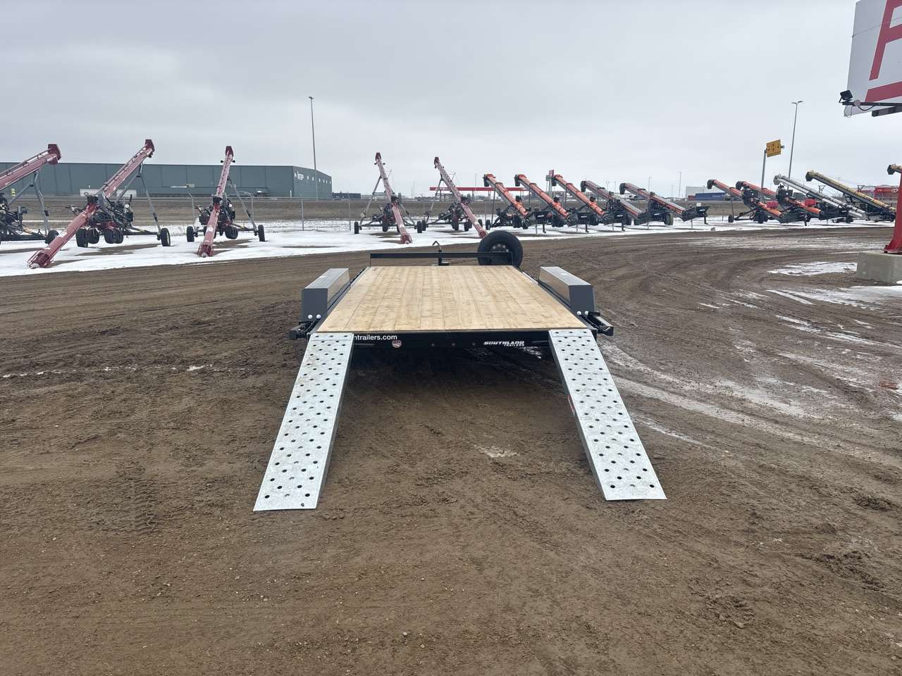 2026 Southland 8'6" x 16' Flat Deck TA 3500 Trailer