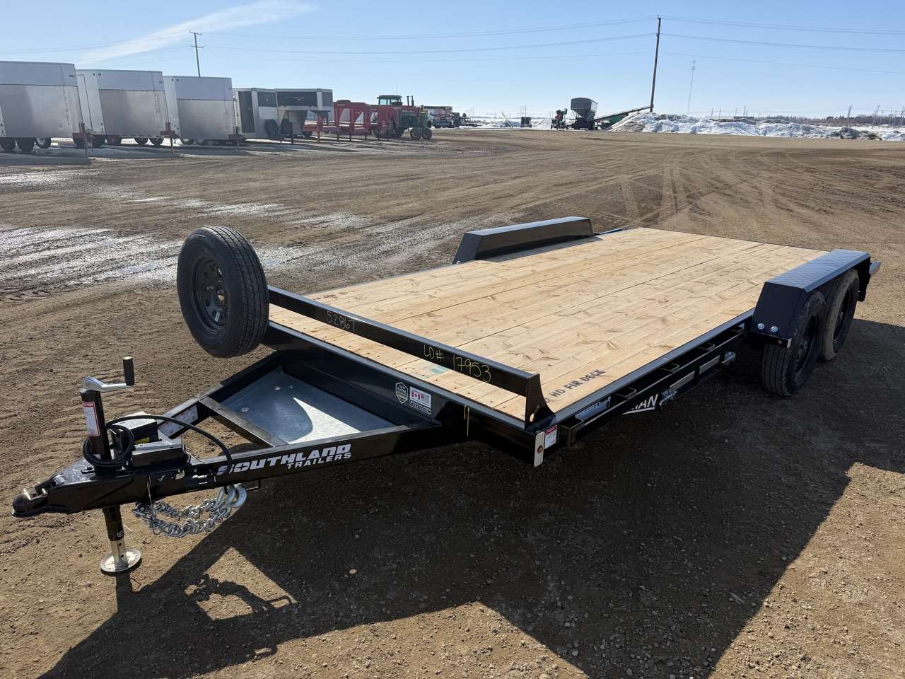 2026 Southland 8'6" x 16' Flat Deck TA 3500 Trailer