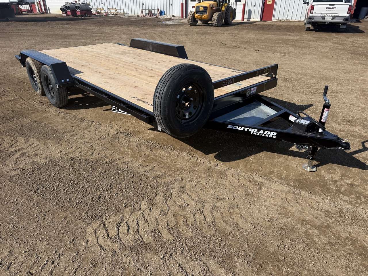 2026 Southland 8'6" x 16' Flat Deck TA 3500 Trailer