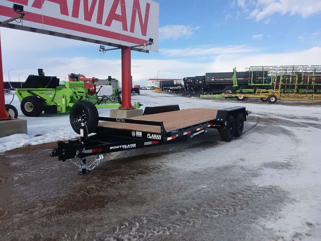 2026 Southland 8'6" x 18' Flat Deck TA 5200 Trailer
