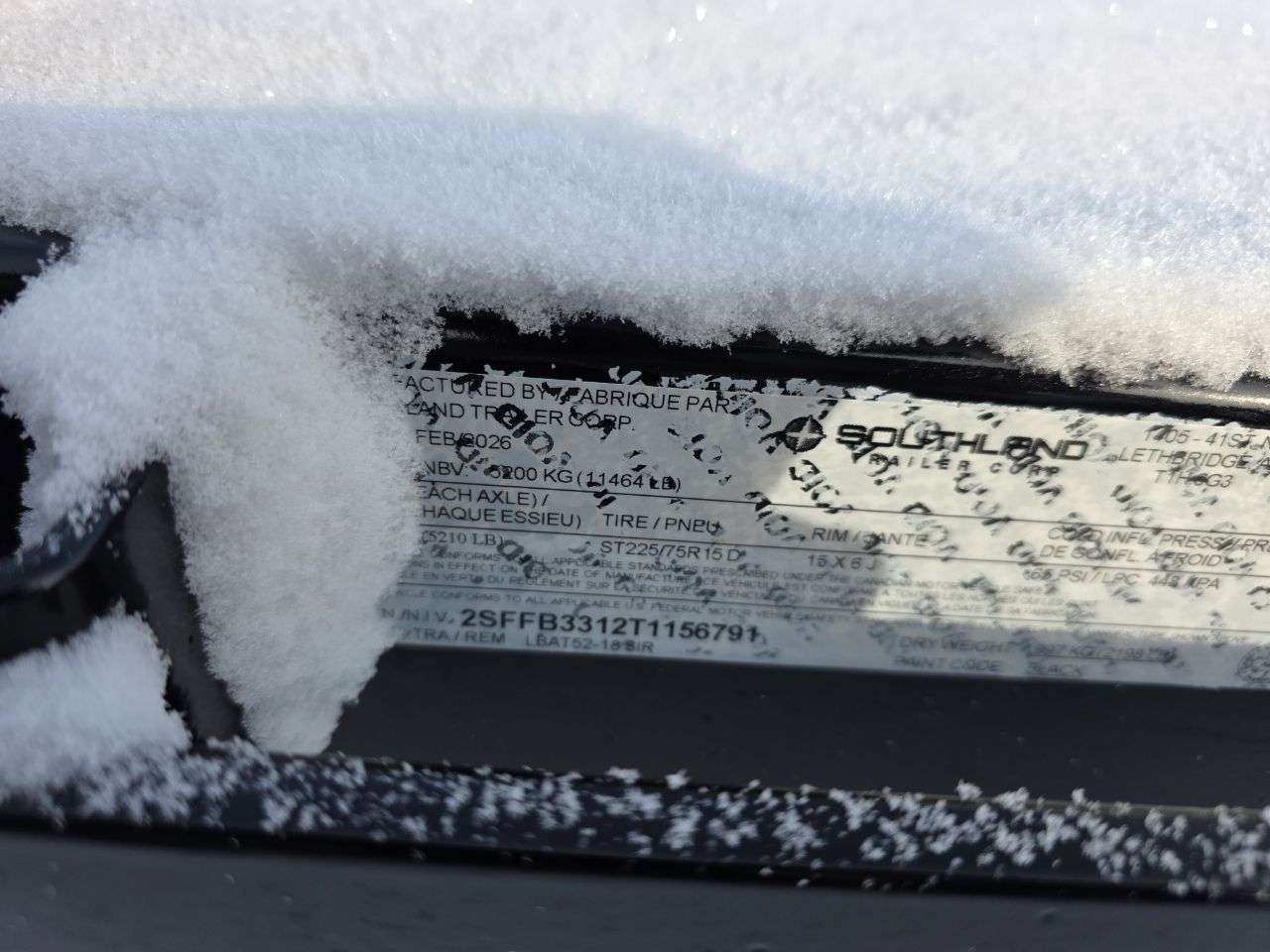 2026 Southland 8'6" x 18' Flat Deck TA 5200 Trailer