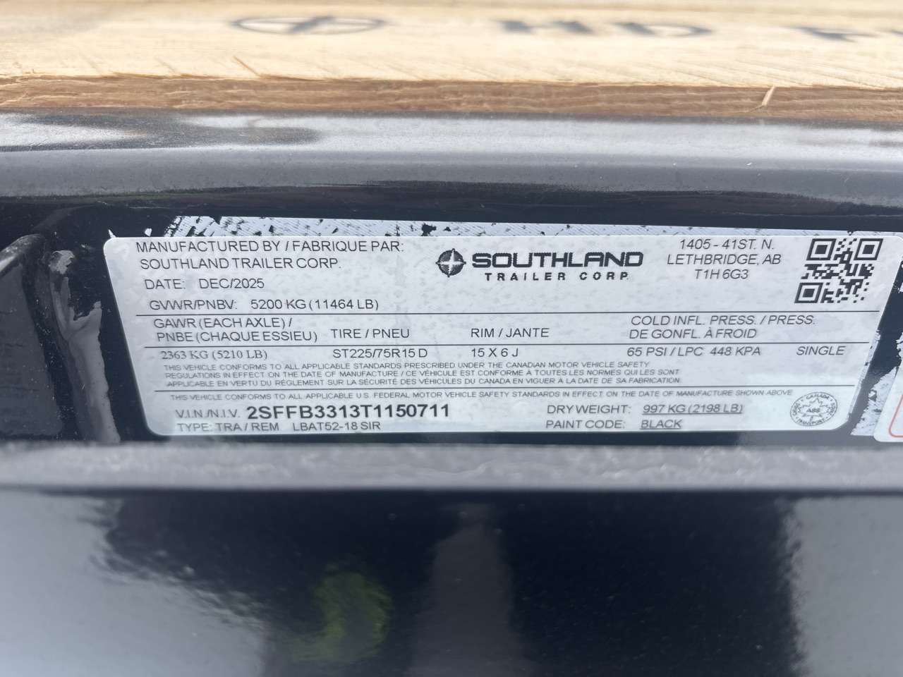 2026 Southland 8'6" x 18' Flat Deck TA 5200 Trailer