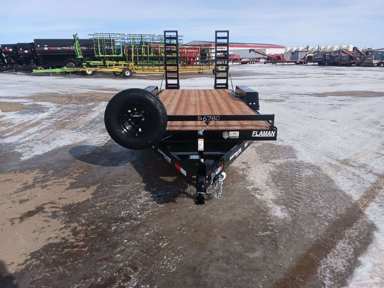 2026 Southland 8'6" x 18' Flat Deck TA 7000 Trailer
