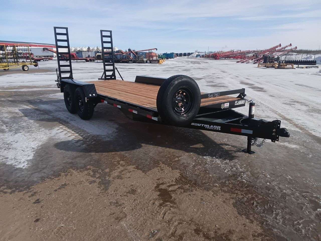 2026 Southland 8'6" x 18' Flat Deck TA 7000 Trailer
