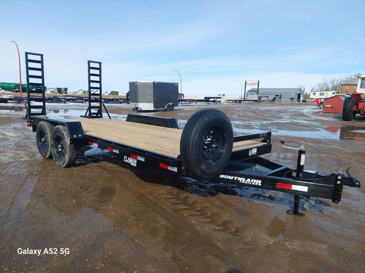 2026 Southland 8'6" x 18' Flat Deck TA 7000 Trailer