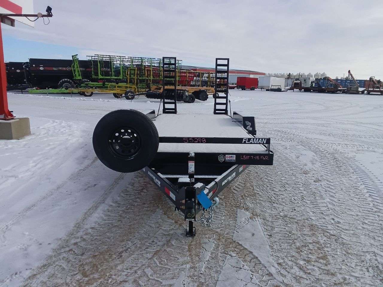 2026 Southland 8'6" x 18' Flat Deck TA 7000 Trailer
