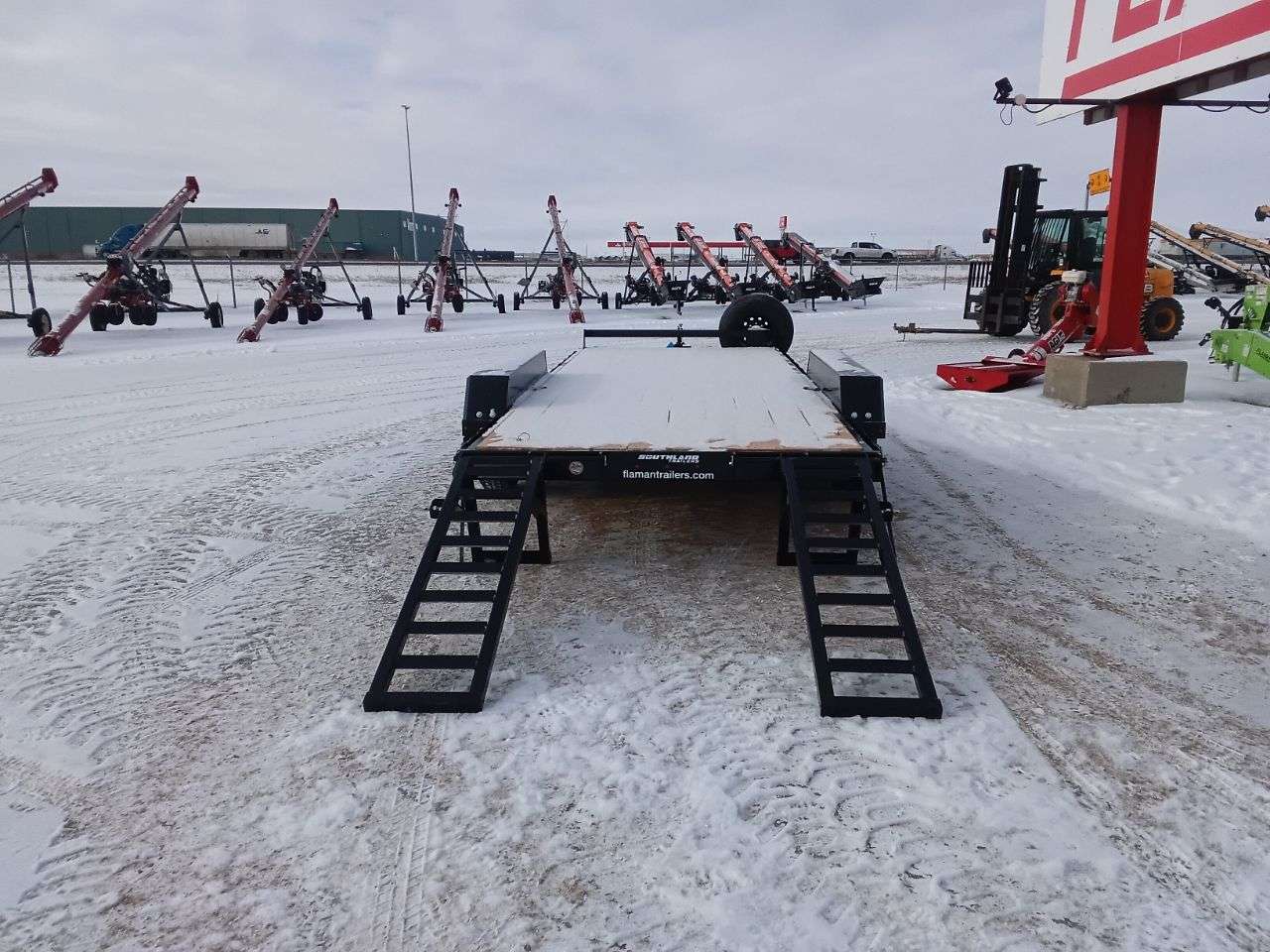 2026 Southland 8'6" x 18' Flat Deck TA 7000 Trailer