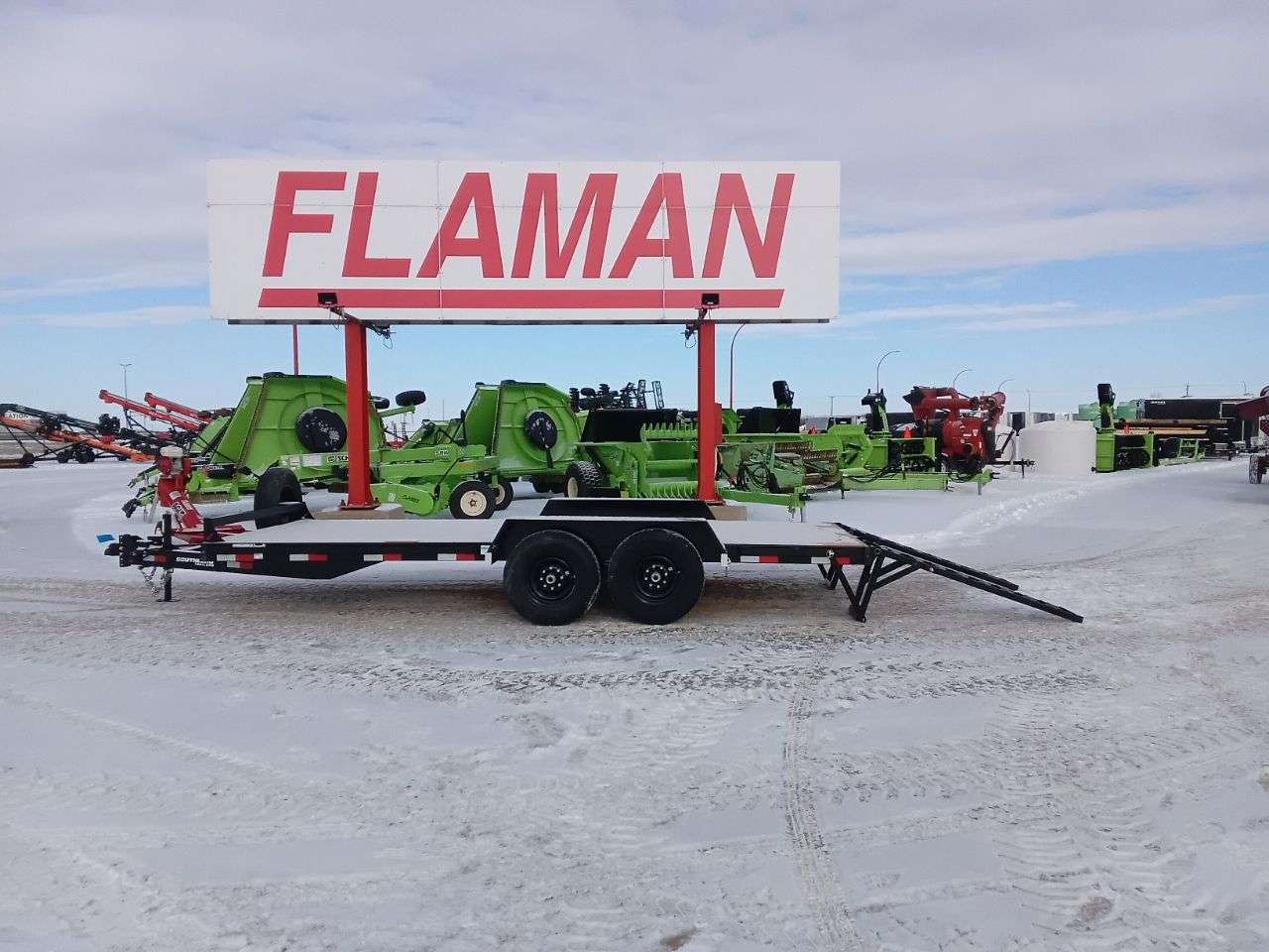 2026 Southland 8'6" x 18' Flat Deck TA 7000 Trailer