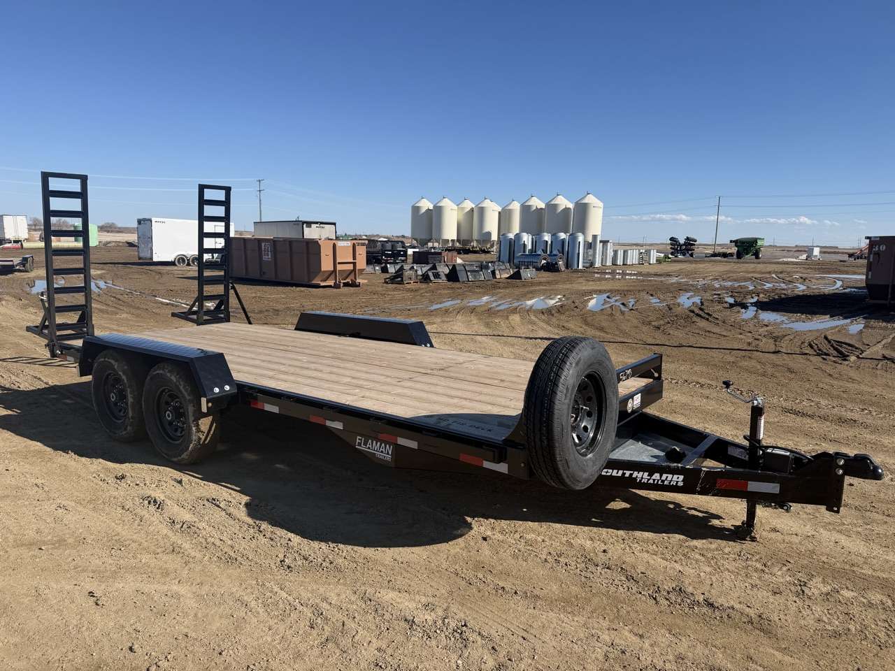 2026 Southland 8'6" x 18' Flat Deck TA 7000 Trailer