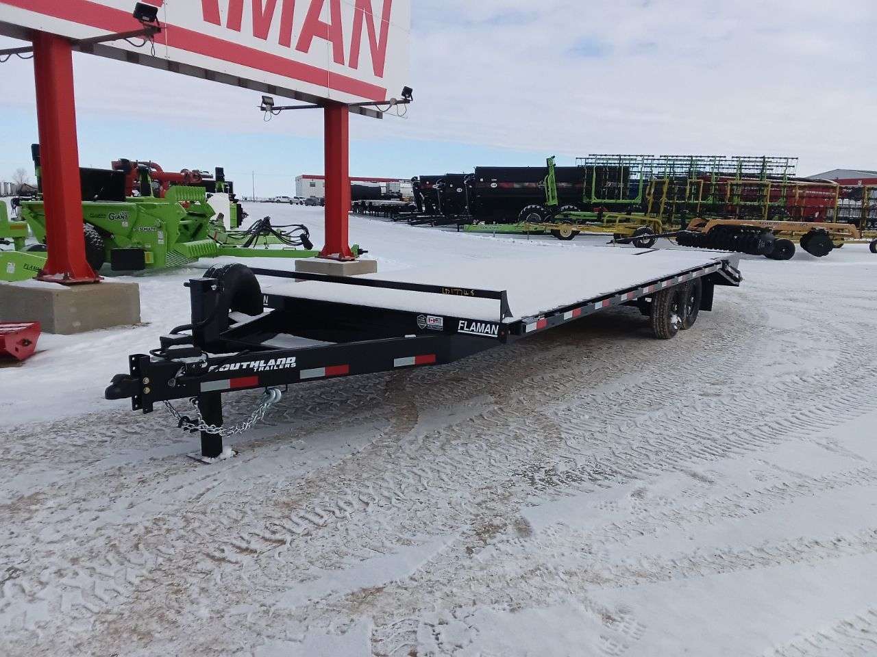 2026 Southland 8'6" x 20' + 5' BT Deckover TA 7000 Trailer