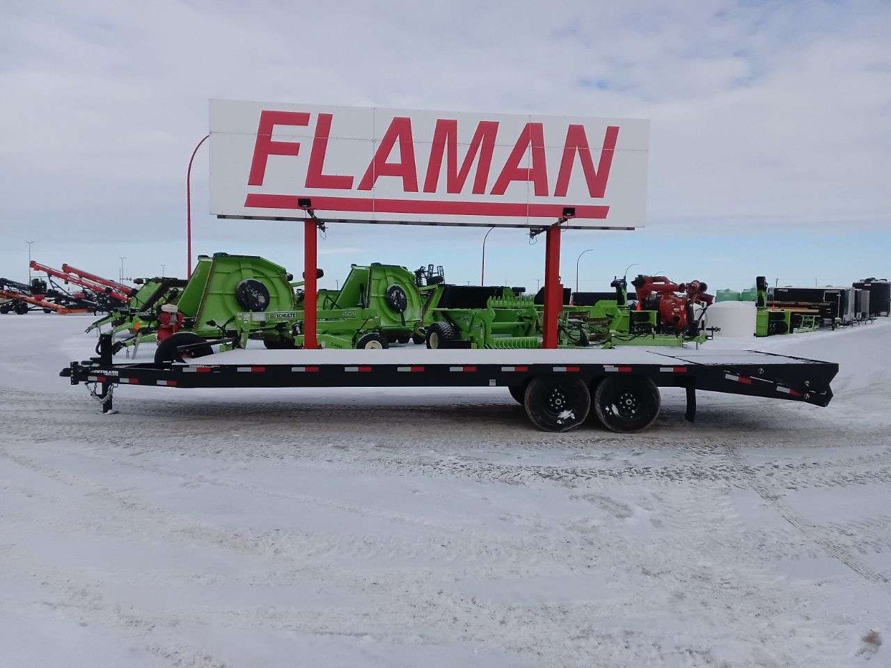 2026 Southland 8'6" x 20' + 5' BT Deckover TA 7000 Trailer