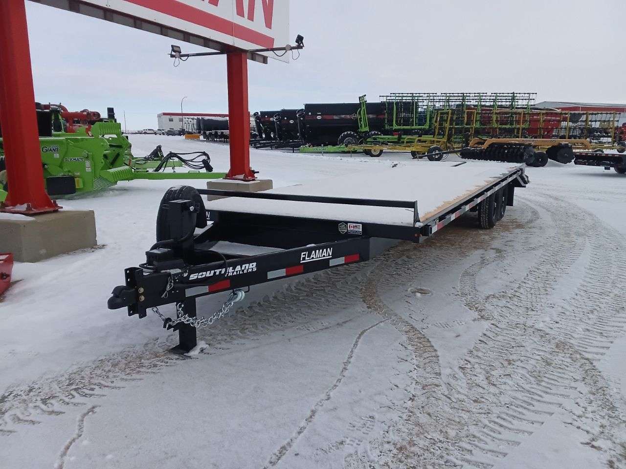 2026 Southland 8'6" x 20' + 5' BT Deckover TA 7000 Trailer