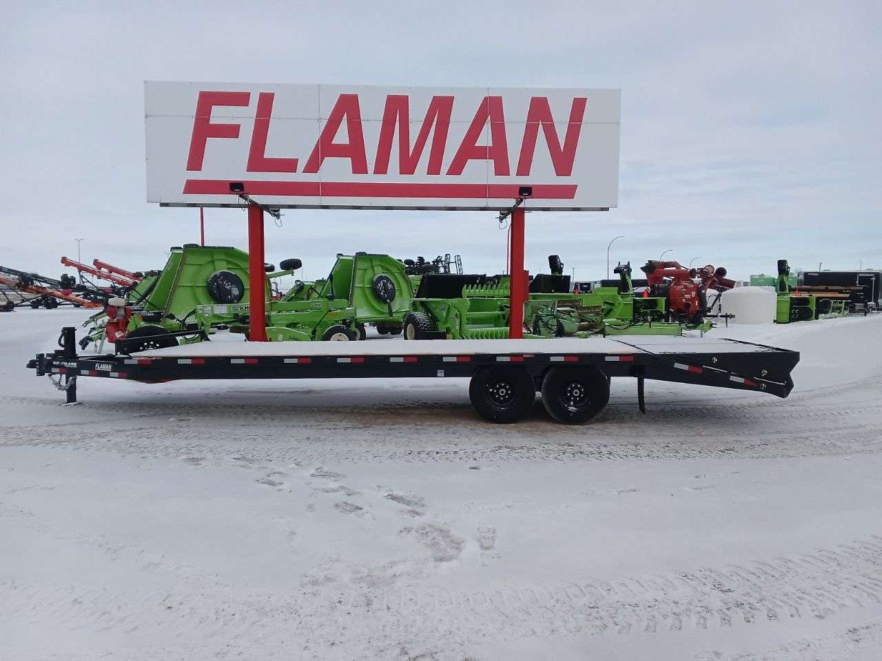 2026 Southland 8'6" x 20' + 5' BT Deckover TA 7000 Trailer