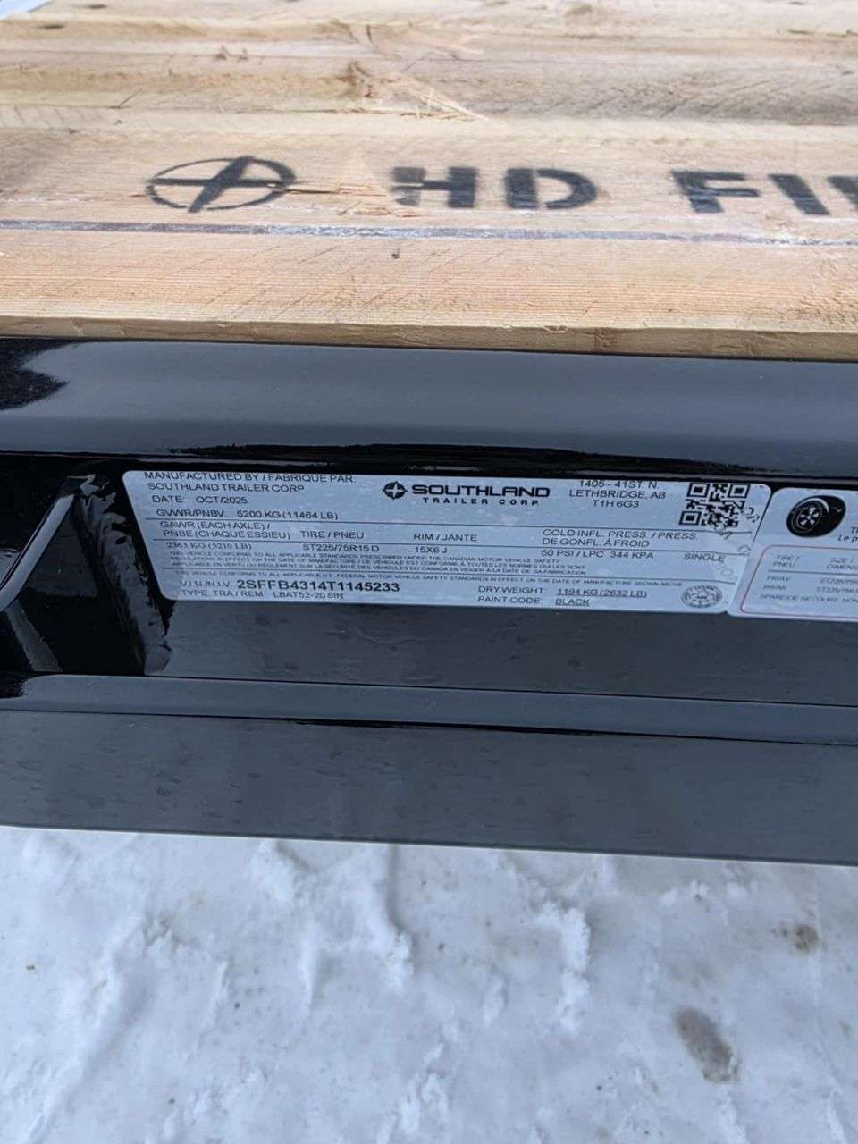 2026 Southland 8'6" x 20' Flat Deck Trailer