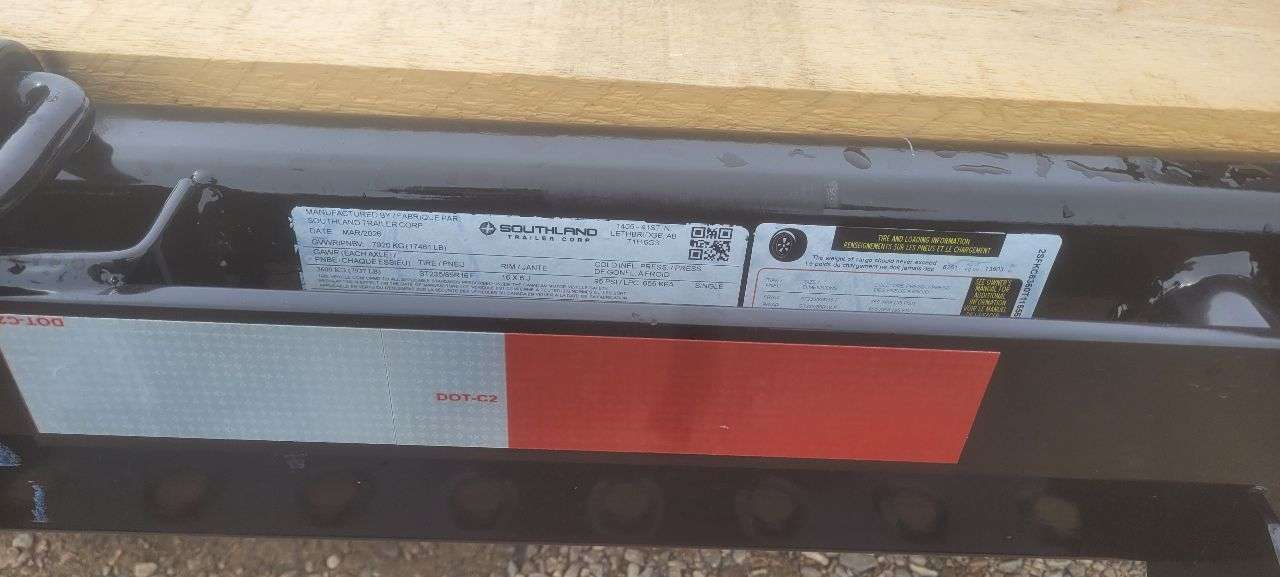 2026 Southland 8'6" x 20' Partial Tilt Trailer