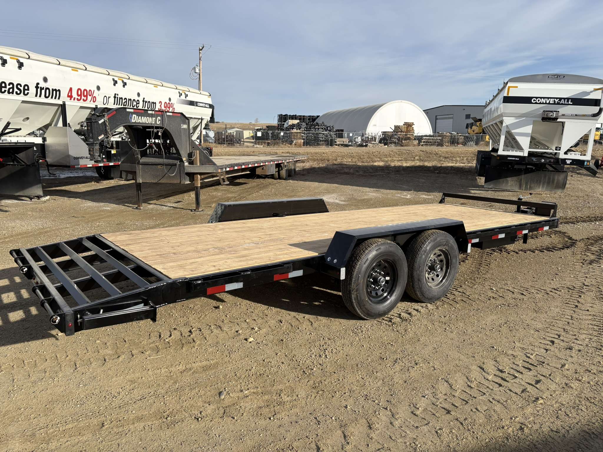 2026 Southland 8'6" x 22' Beavertail Flat Deck Trailer