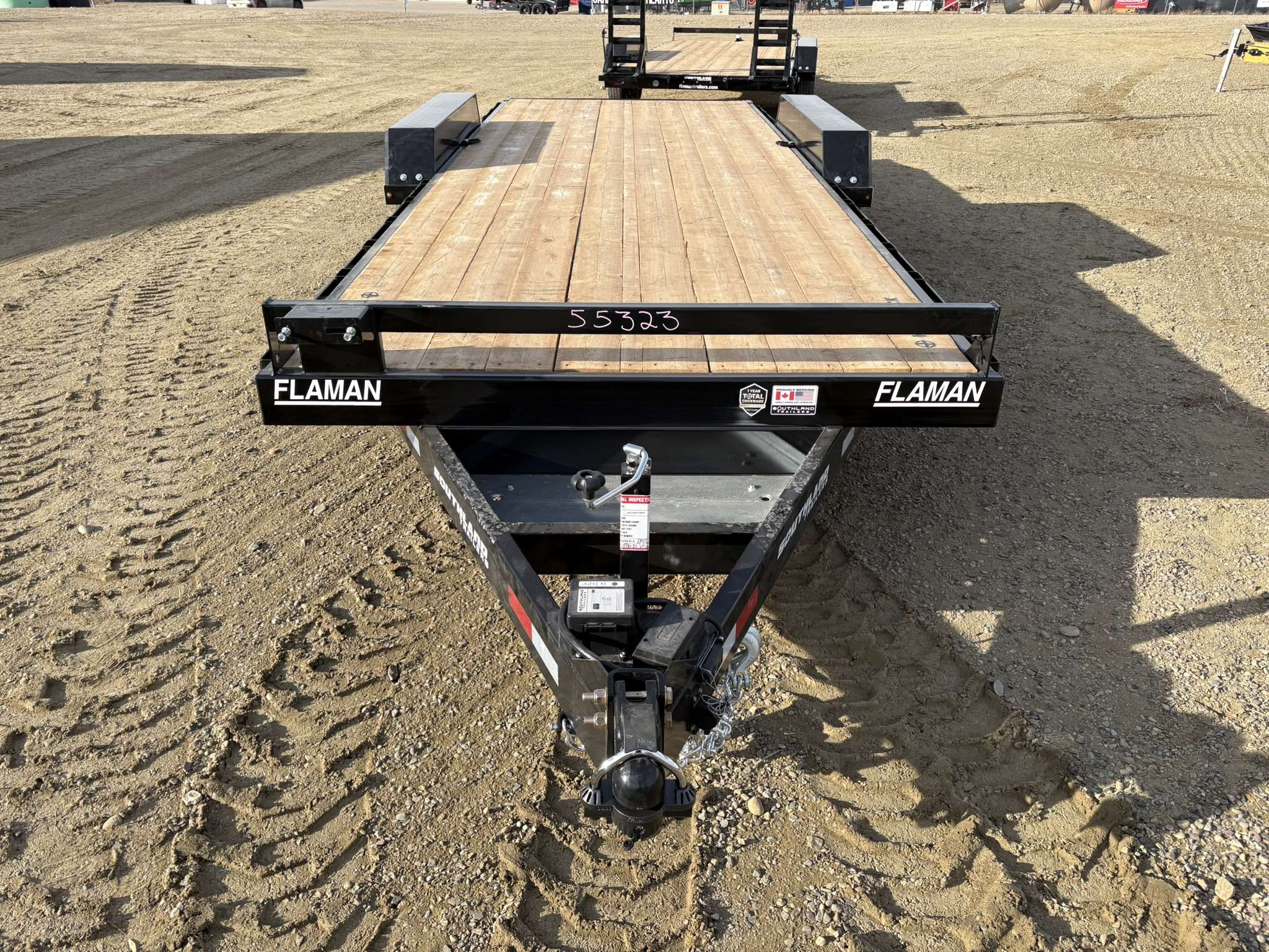 2026 Southland 8'6" x 22' Beavertail Flat Deck Trailer
