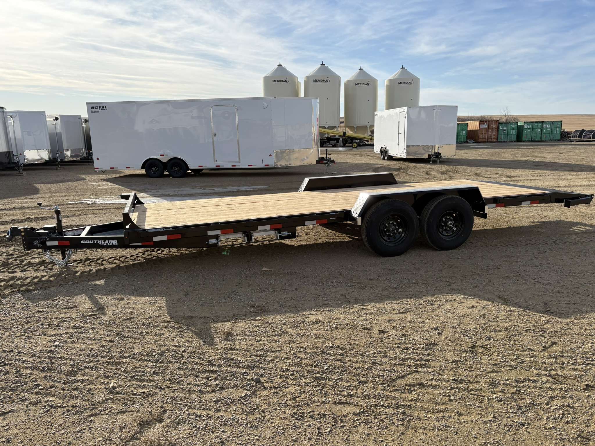 2026 Southland 8'6" x 22' Beavertail Flat Deck Trailer